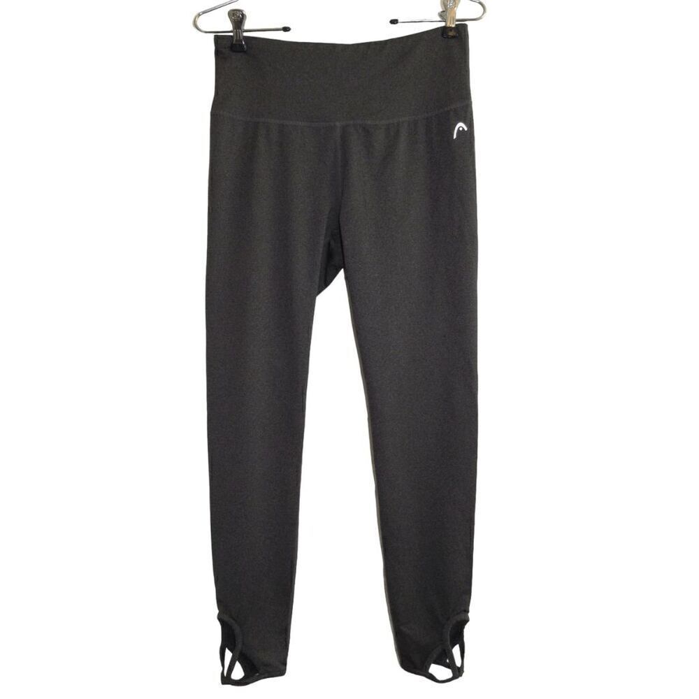 Head Gray Workout Running Yoga Active Leggings M - Picture 1 of 4